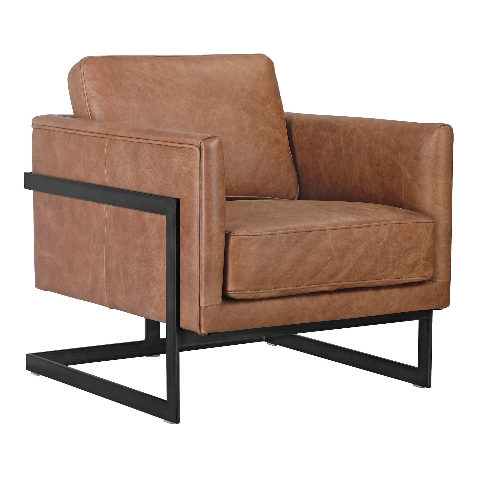 Luxley Club Chair Brown by Moe's Home Collection - view 2