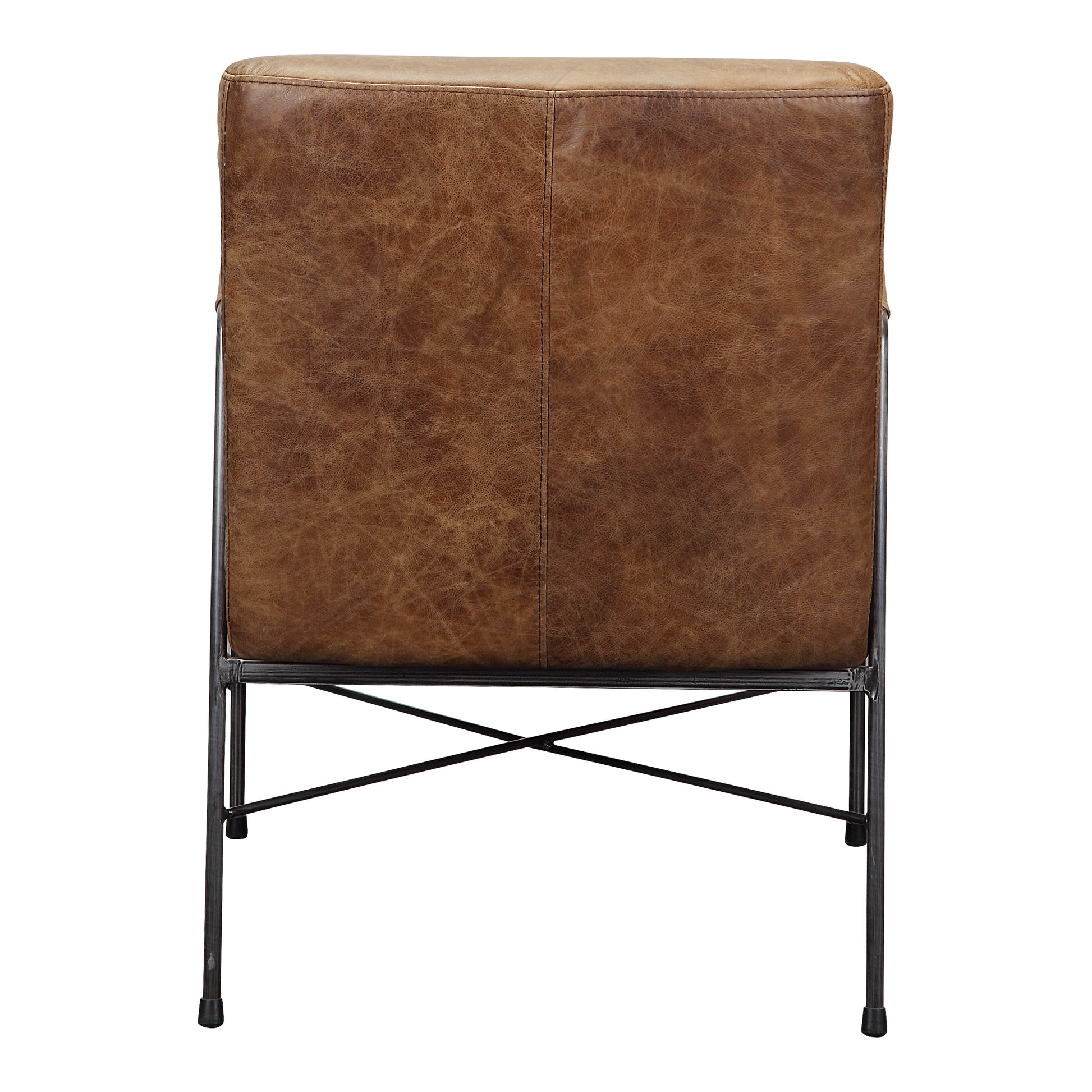Dagwood Leather Armchair Open Road Brown by Moe's Home Collection - view 3