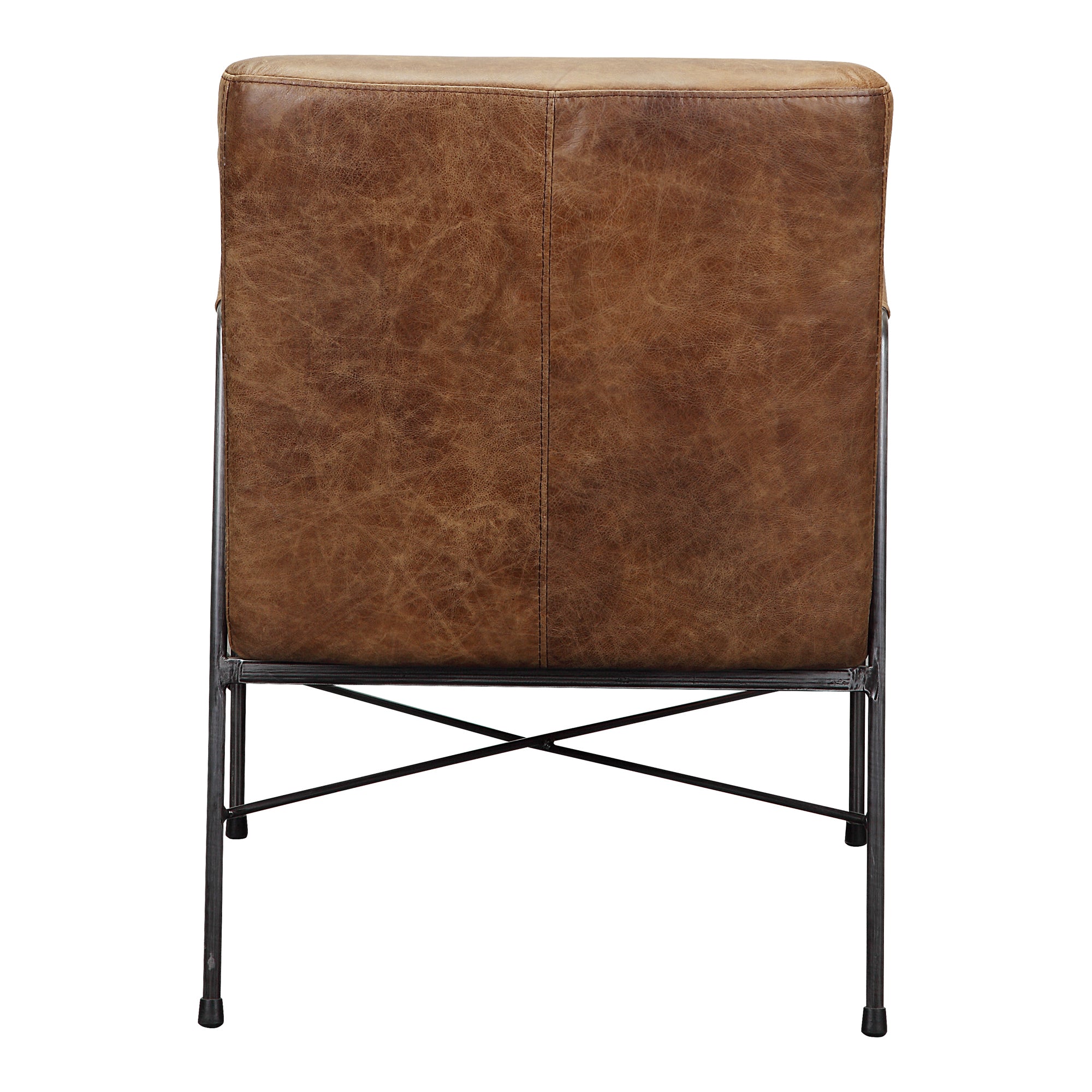 Dagwood Leather Armchair Open Road Brown by Moe's Home Collection - view 3
