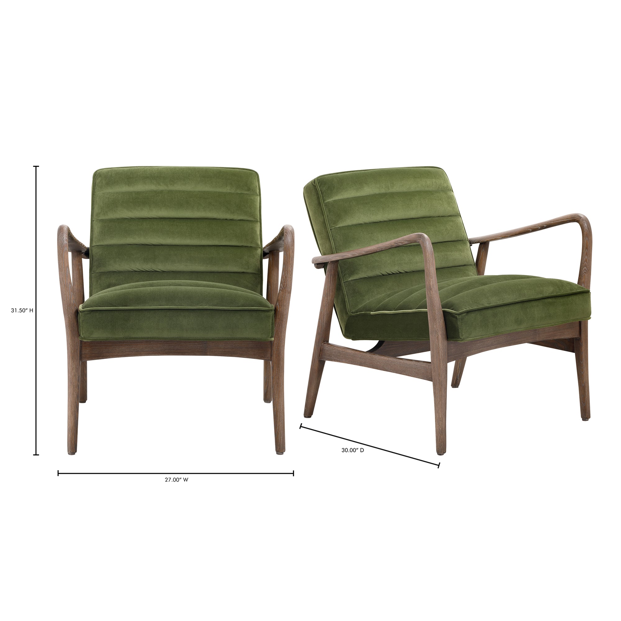 Anderson Armchair Dark Ivy by Moe's Home Collection - view 12