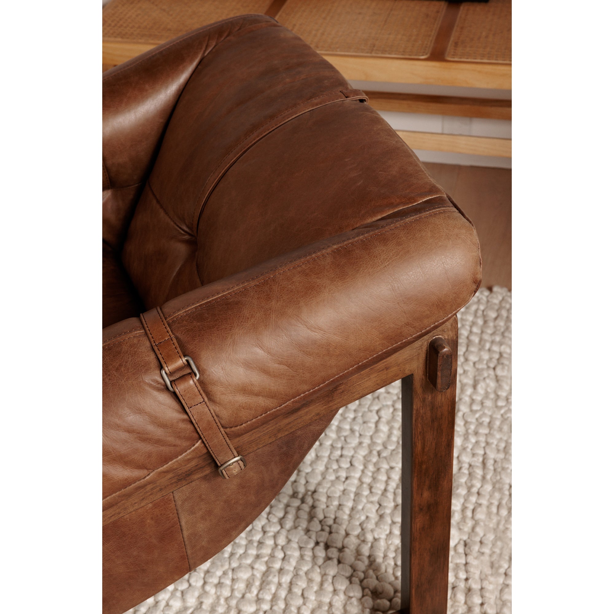 Bellos Accent Chair Open Road Brown by Moe's Home Collection - view 9