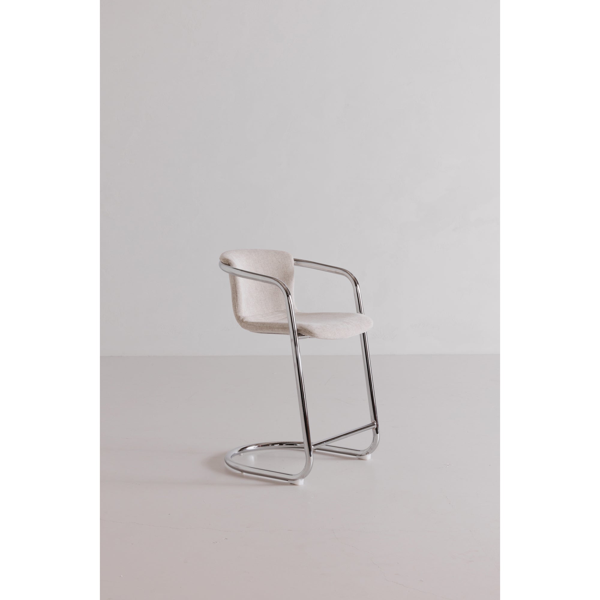 Freeman Chrome Frame Counter Stool Blended Cream - Set Of Two by Moe's Home Collection - view 9