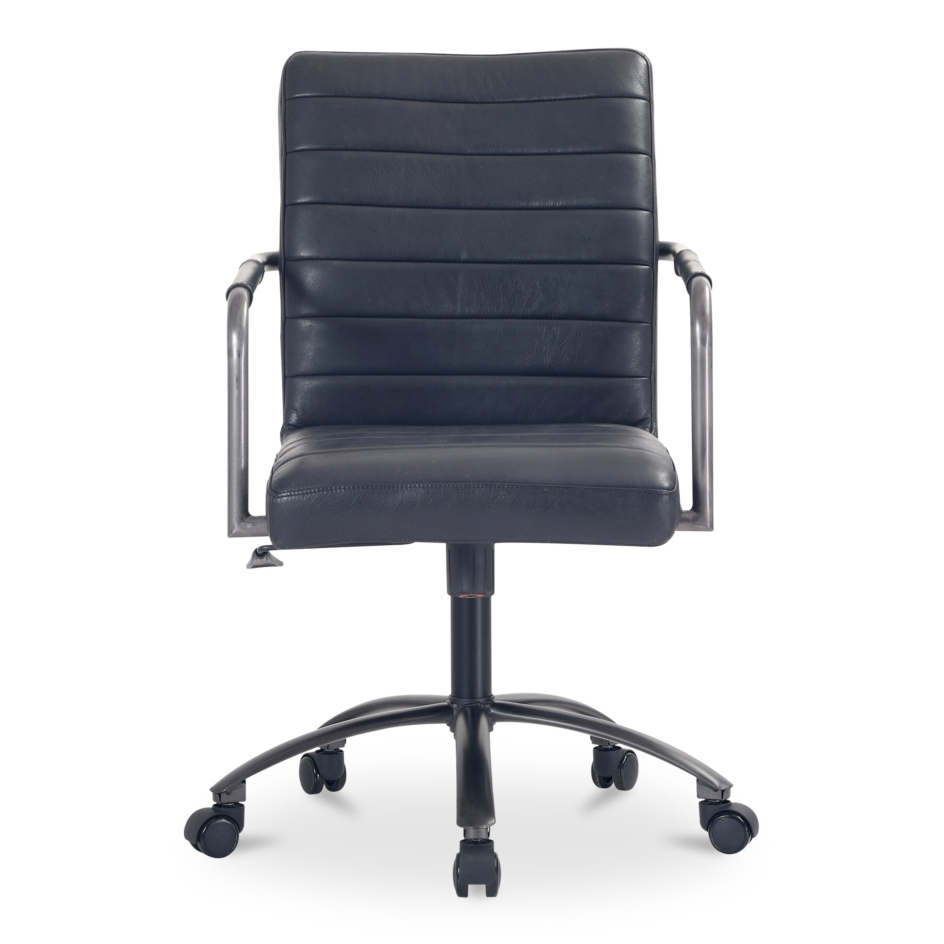 Roy Office Chair Black Leather by Moe's Home Collection