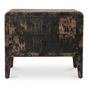 Iris Nightstand Distressed Black by Moe's Home Collection