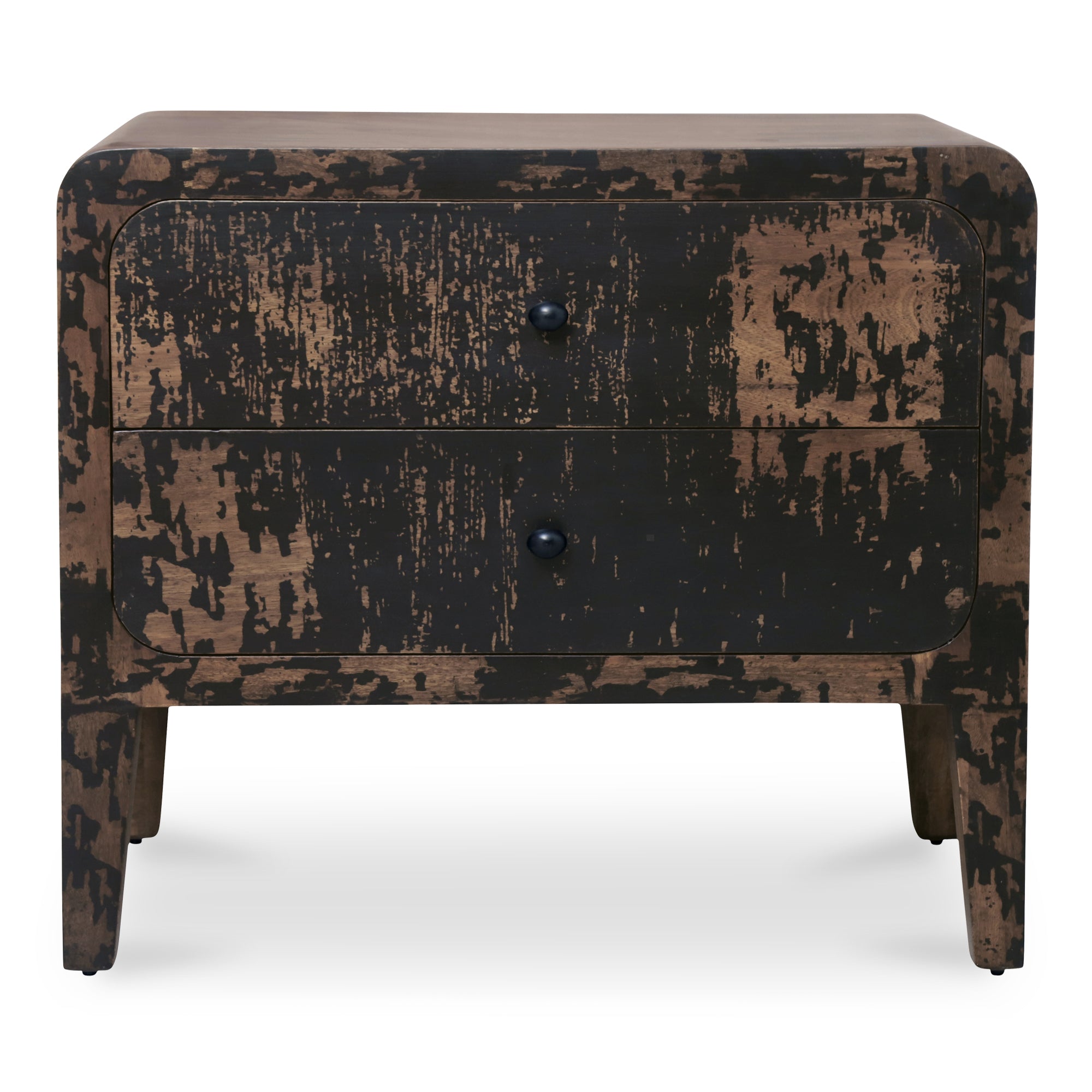 Iris Nightstand Distressed Black by Moe's Home Collection