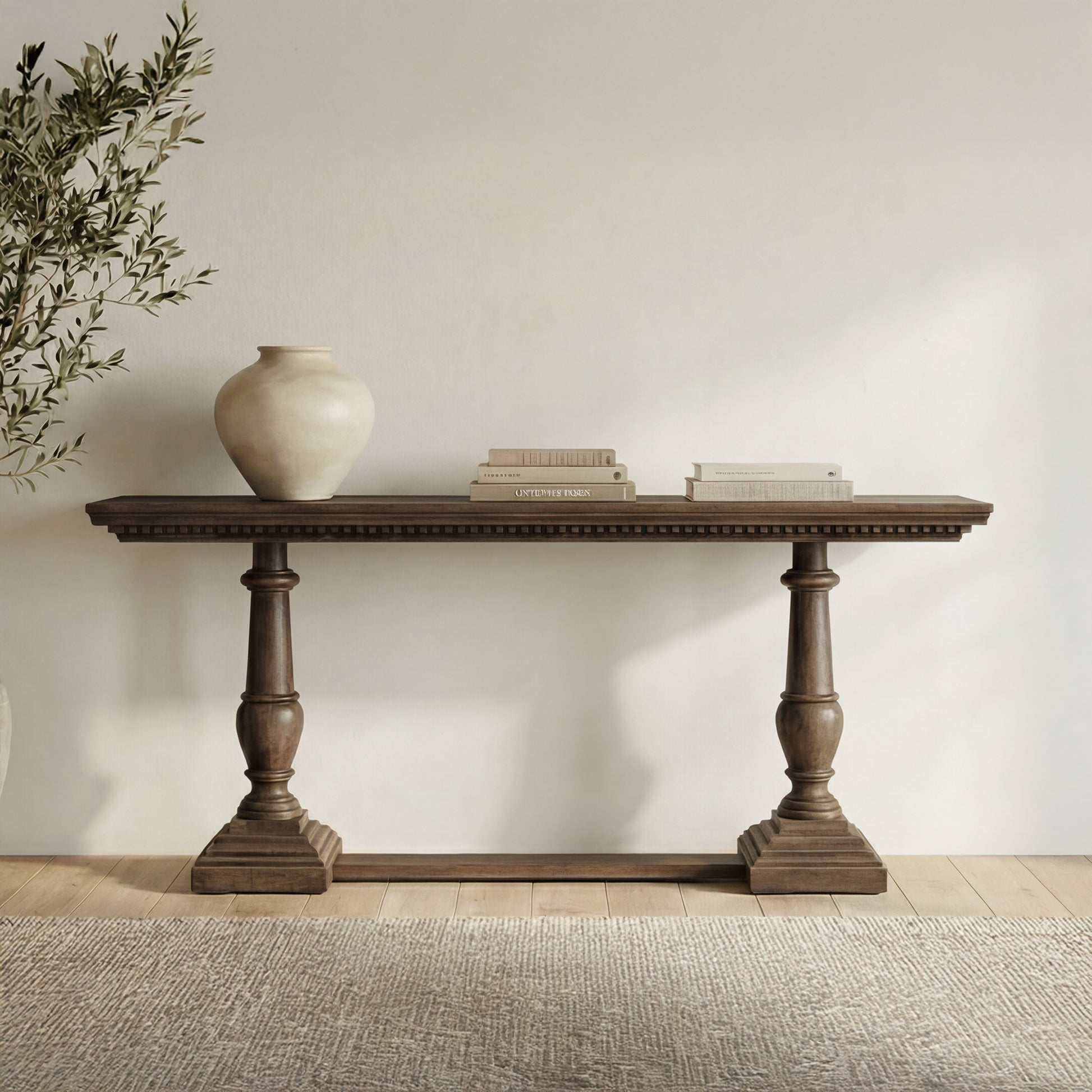 Everson Console Table Brown by Moe's Home Collection - view 2