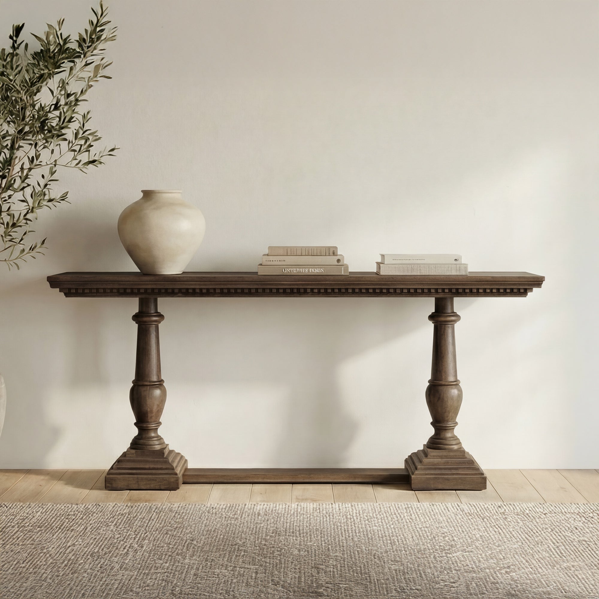 Everson Console Table Brown by Moe's Home Collection - view 2
