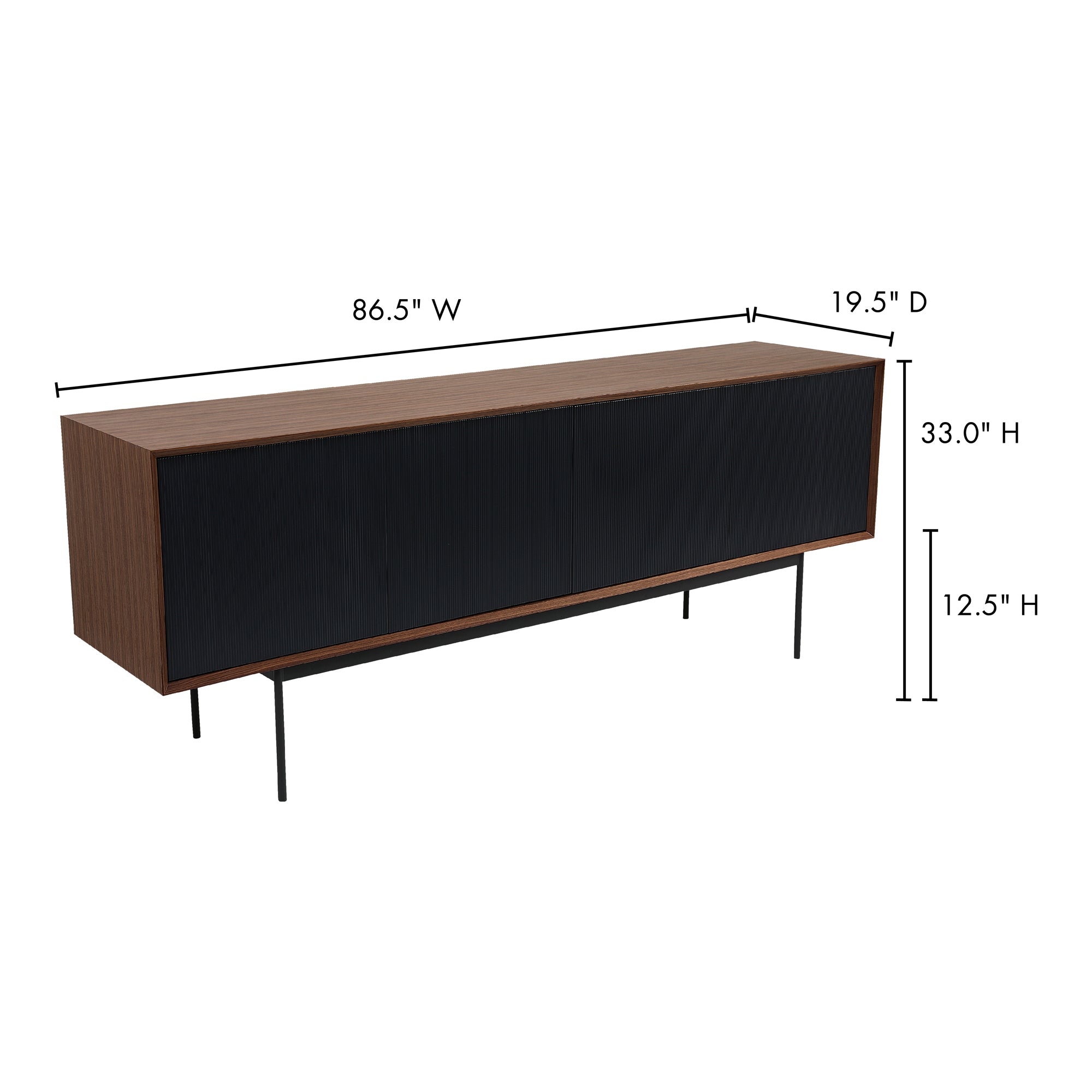 Araya Sideboard Brown by Moe's Home Collection - view 5