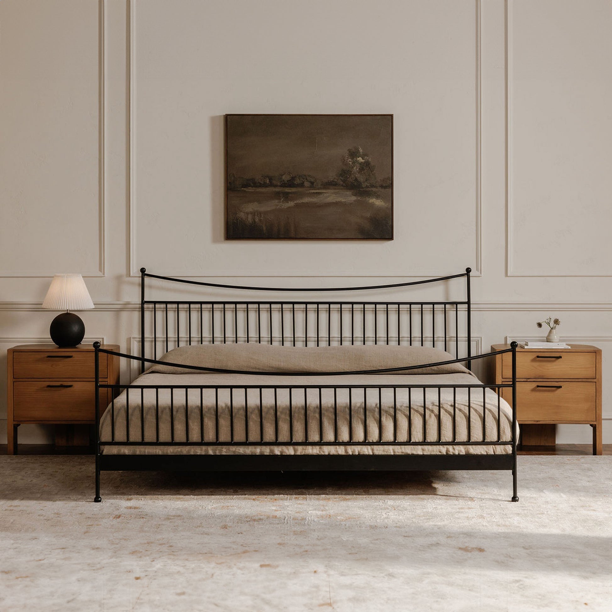 Monet Queen Bed Black by Moe's Home Collection - view 4