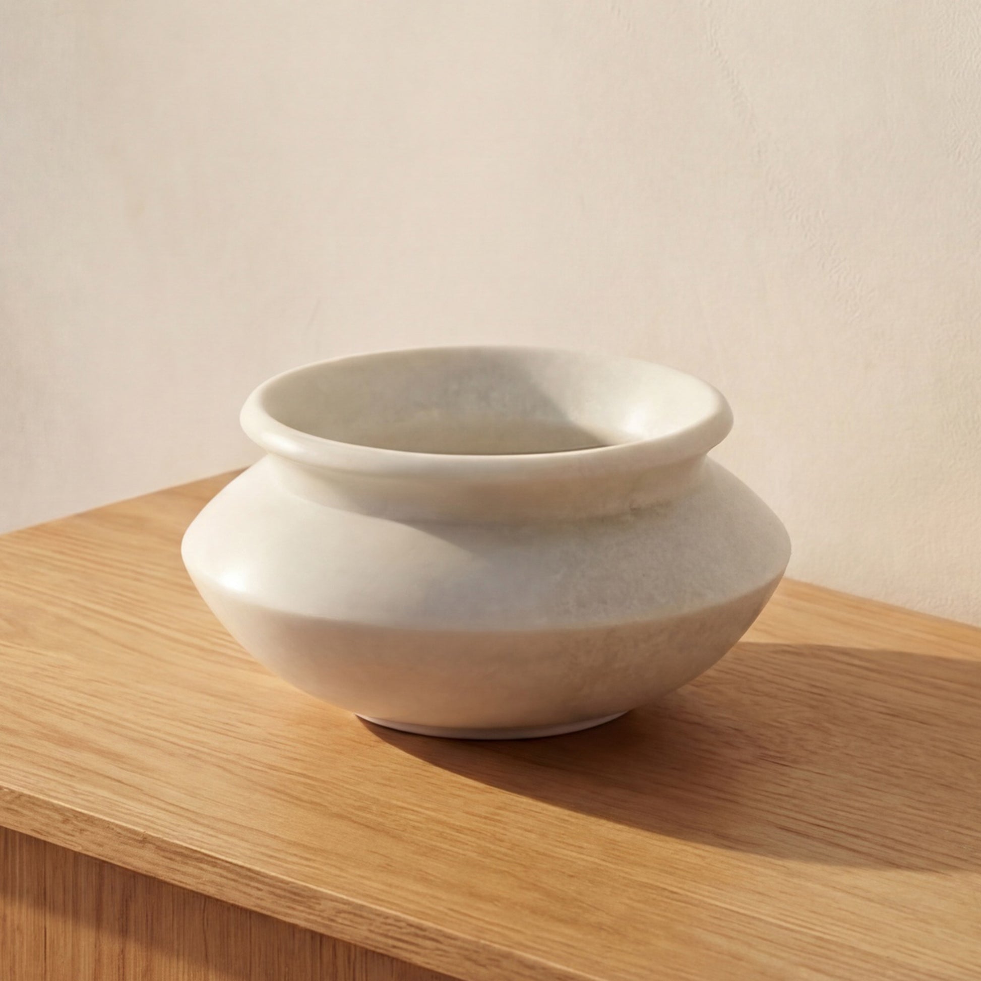 Romano Vessel White Marble by Moe's Home Collection - view 2