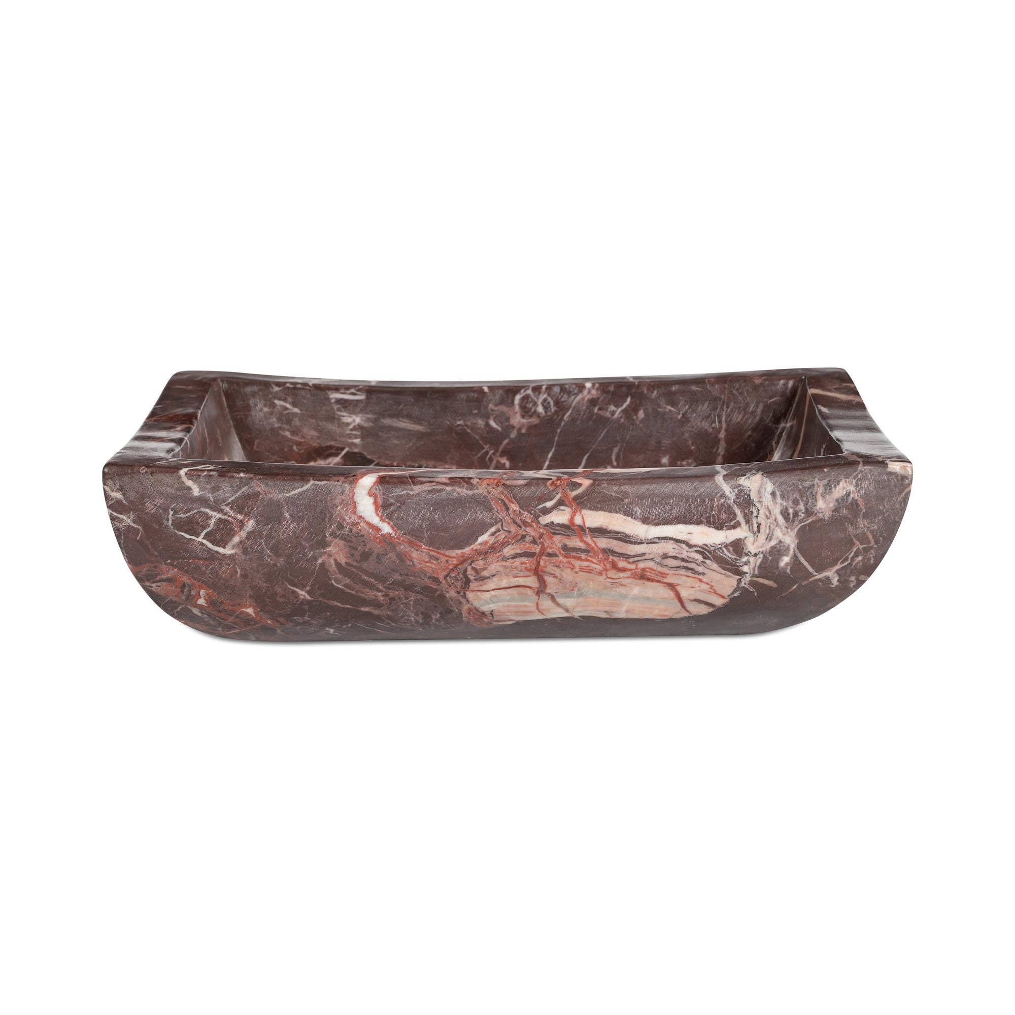 Piero Basin Deep Red Marble by Moe's Home Collection