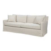 Pasadena 2 over 2 Slipcovered 85″ Sofa in Focus Pebble (Performance Fabric)