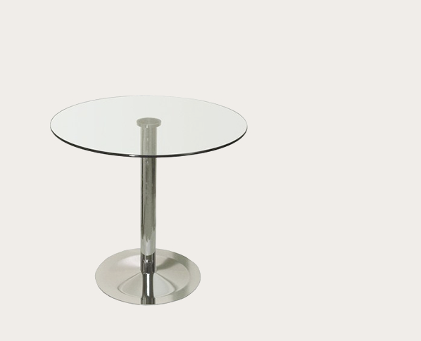 Lady Table with Glass Top