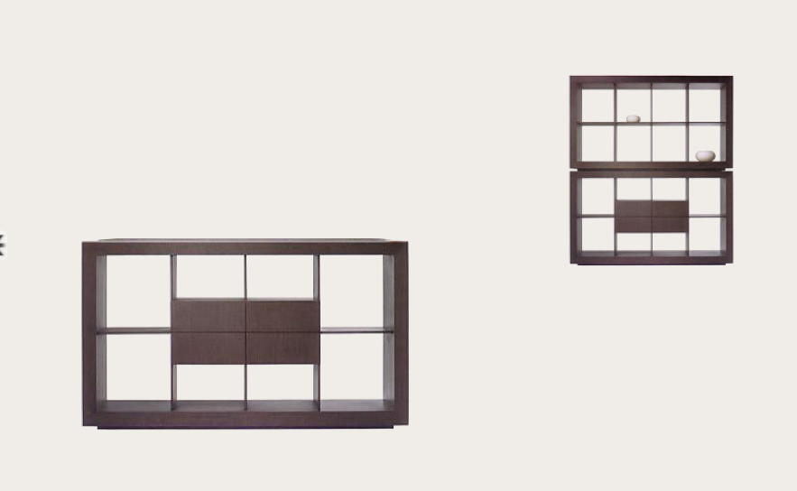 Malta Bookcase with Drawers