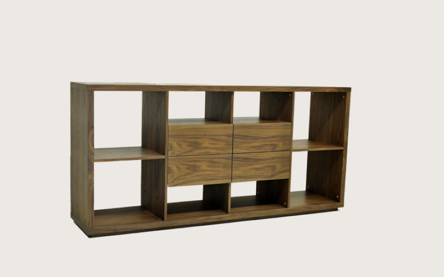 Malta Bookcase with Drawers