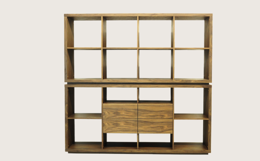 Malta Bookcase with Drawers