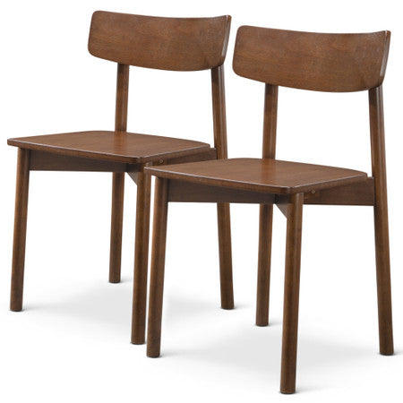 Pierre Walnut Dining Chair (Set Of 2) - 29.9"