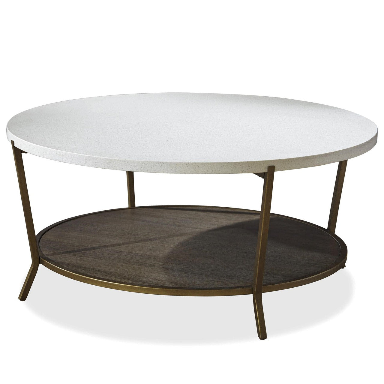 Playlist Round Stone Top Cocktail Table