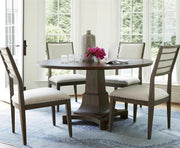 Playlist Vintage Oak 5 Piece Round Dining Room Set