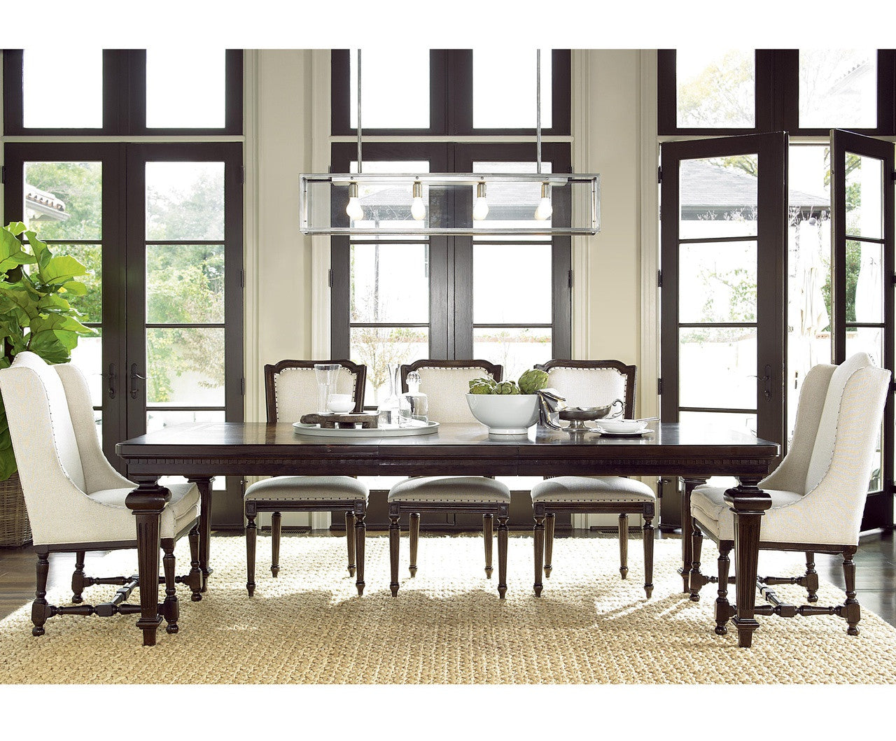 Proximity Cherry Wood Extension Dining Room Table 101"