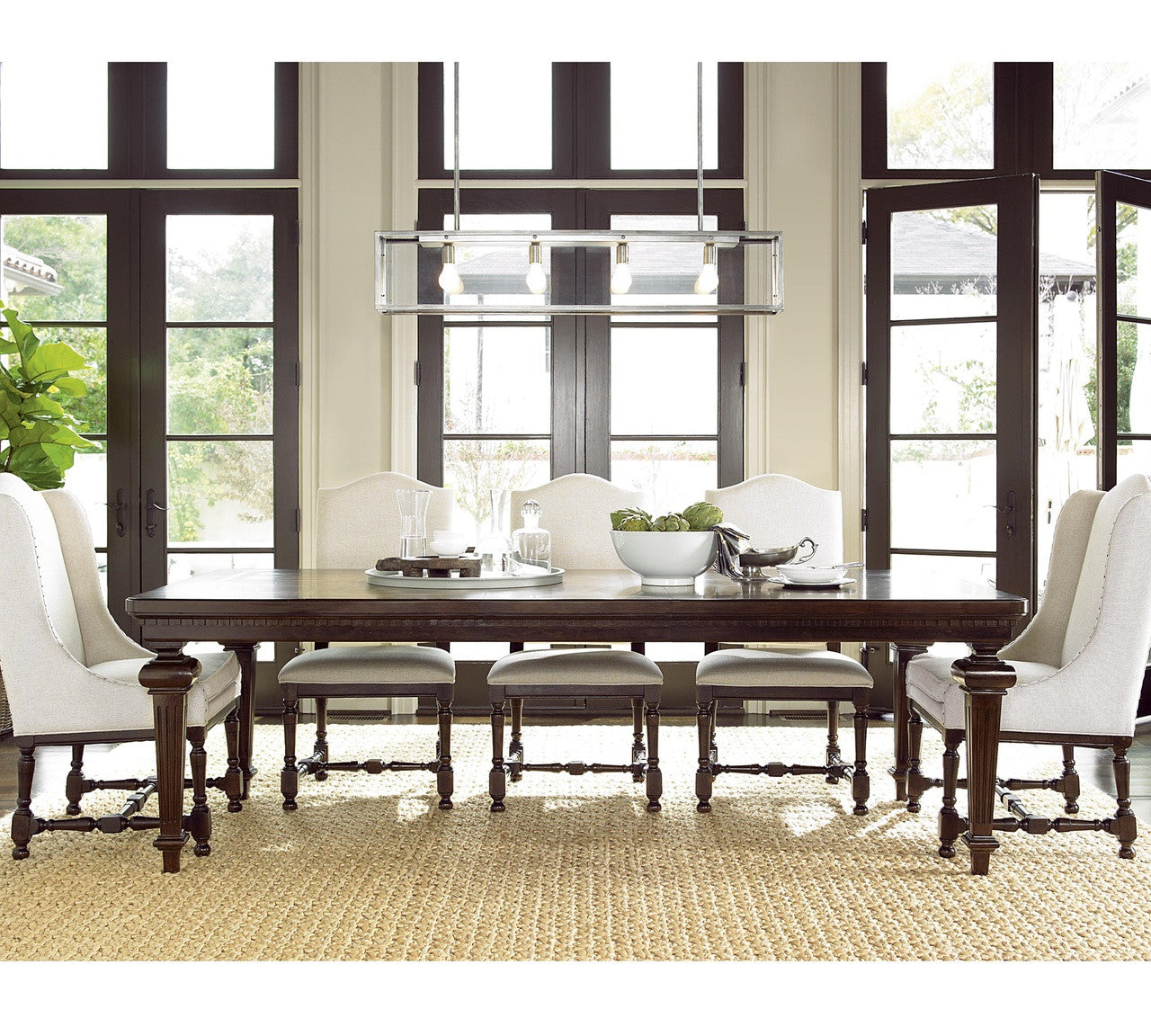 Proximity Cherry Wood Extension Dining Table 101"