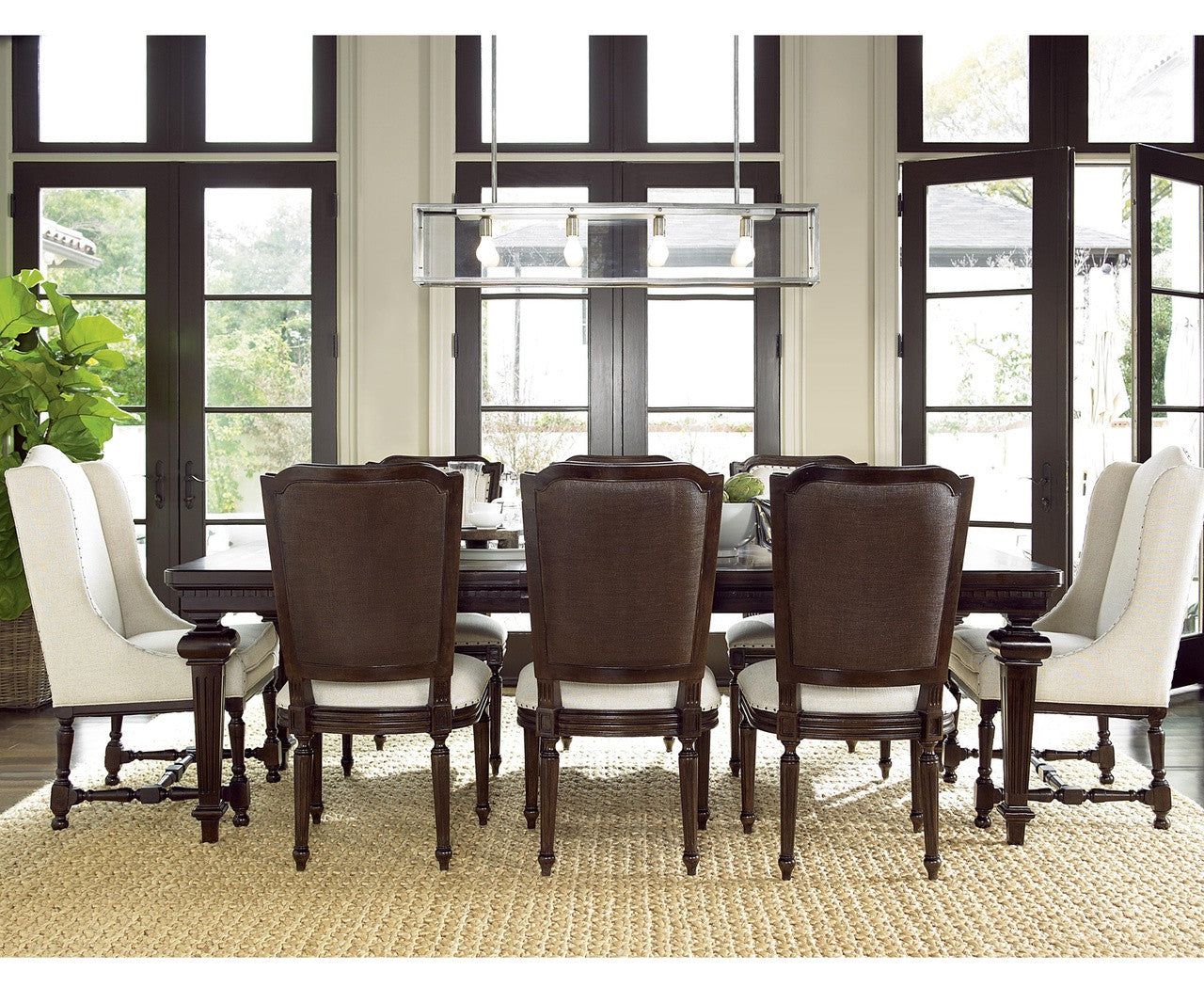 Proximity Cherry Wood Expandable Dining Room Tables