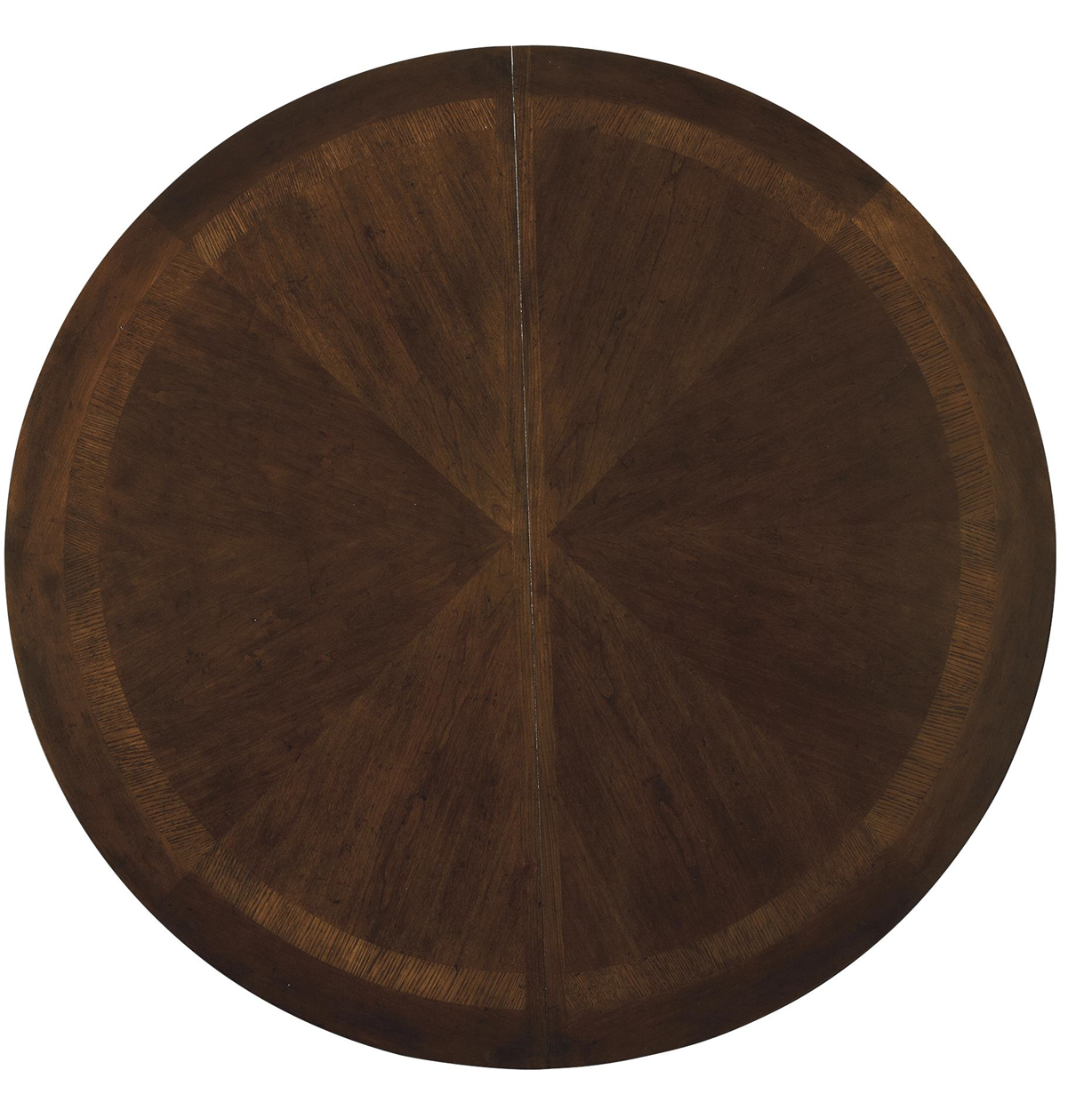 Proximity Cherry Wood Extendable Round Dining Table 54"