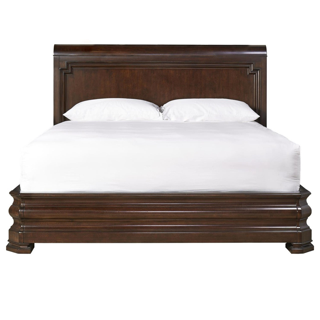 Proximity Cherry Wood Queen Size Sleigh Bed