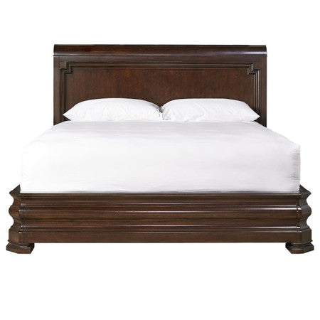 Proximity Cherry Wood Queen Size Sleigh Bed