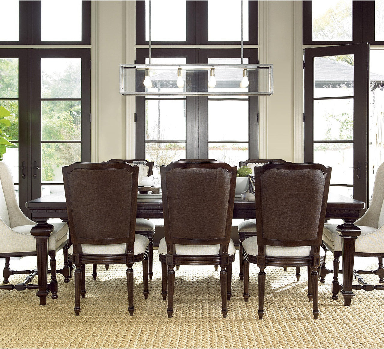 Proximity Upholstered WovenBack Dining Side Chair