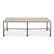 River Coffee Table Botticino Marble by Moe's Home Collection