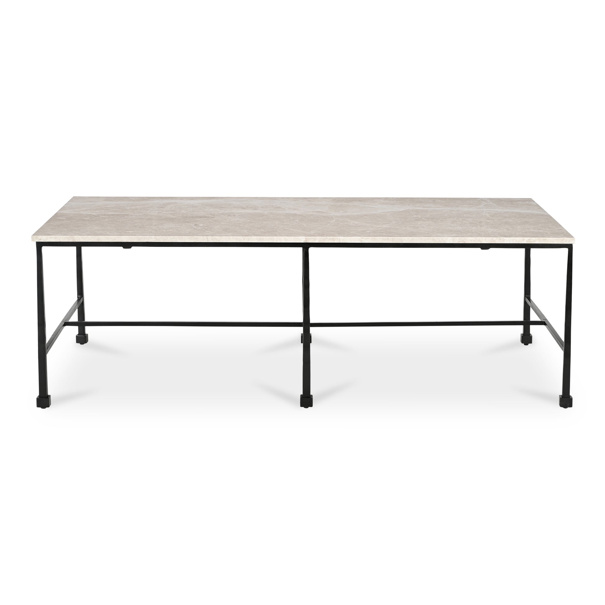 River Coffee Table Botticino Marble by Moe's Home Collection