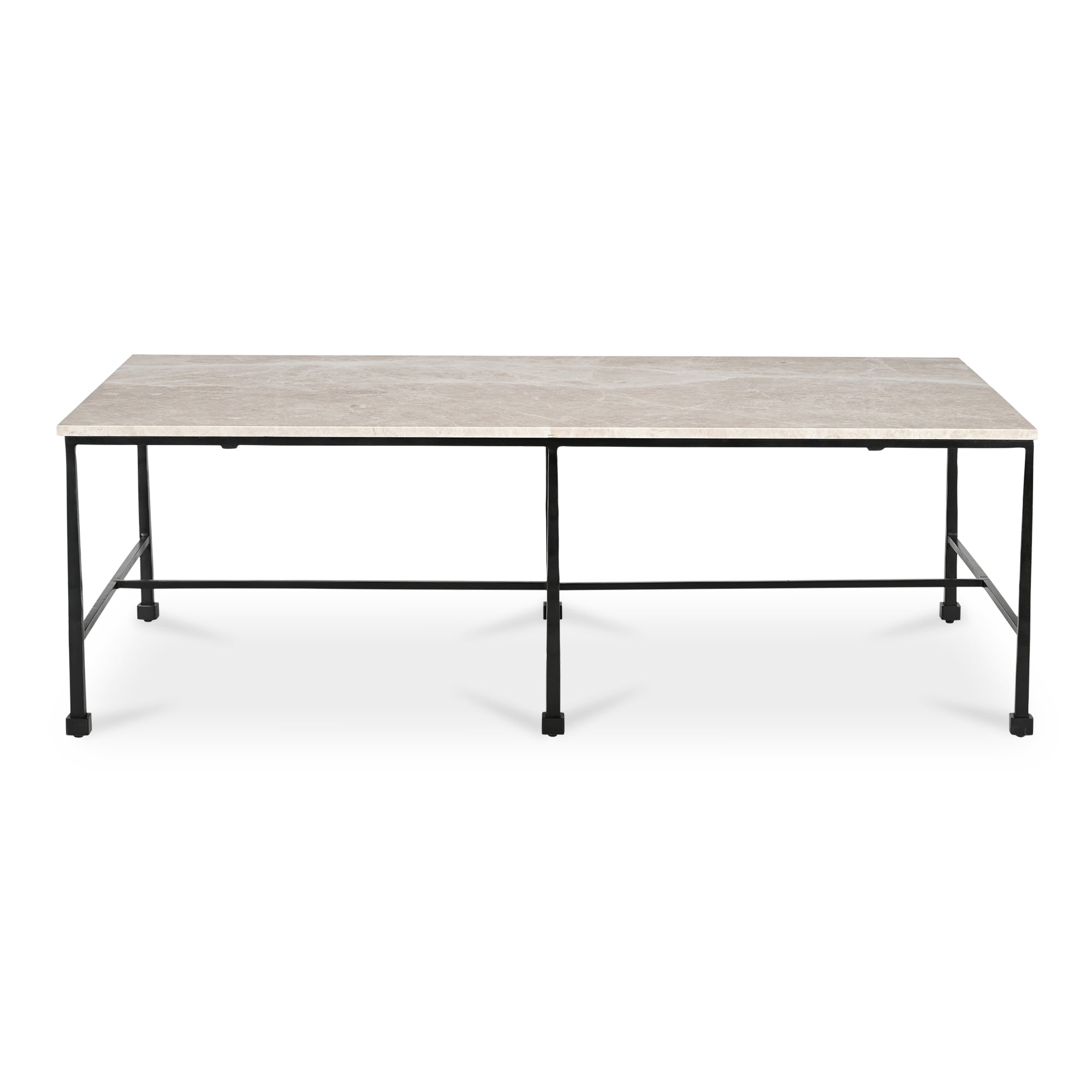 River Coffee Table Botticino Marble by Moe's Home Collection