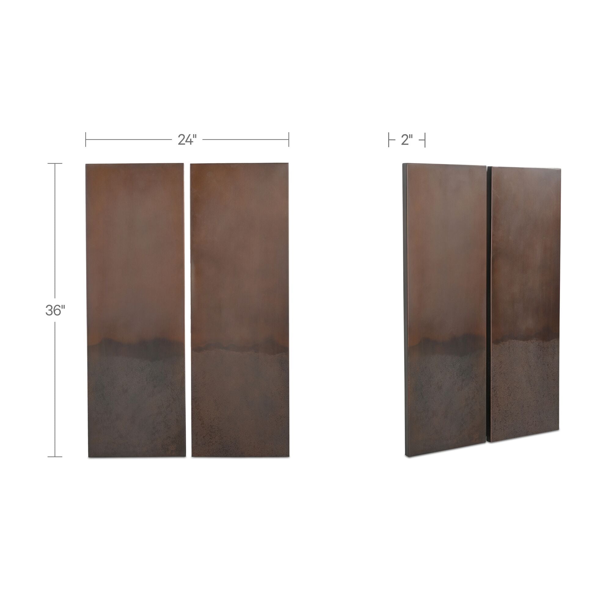 Smith Wall Decor Bronze-Set of Two by Moe's Home Collection - view 3