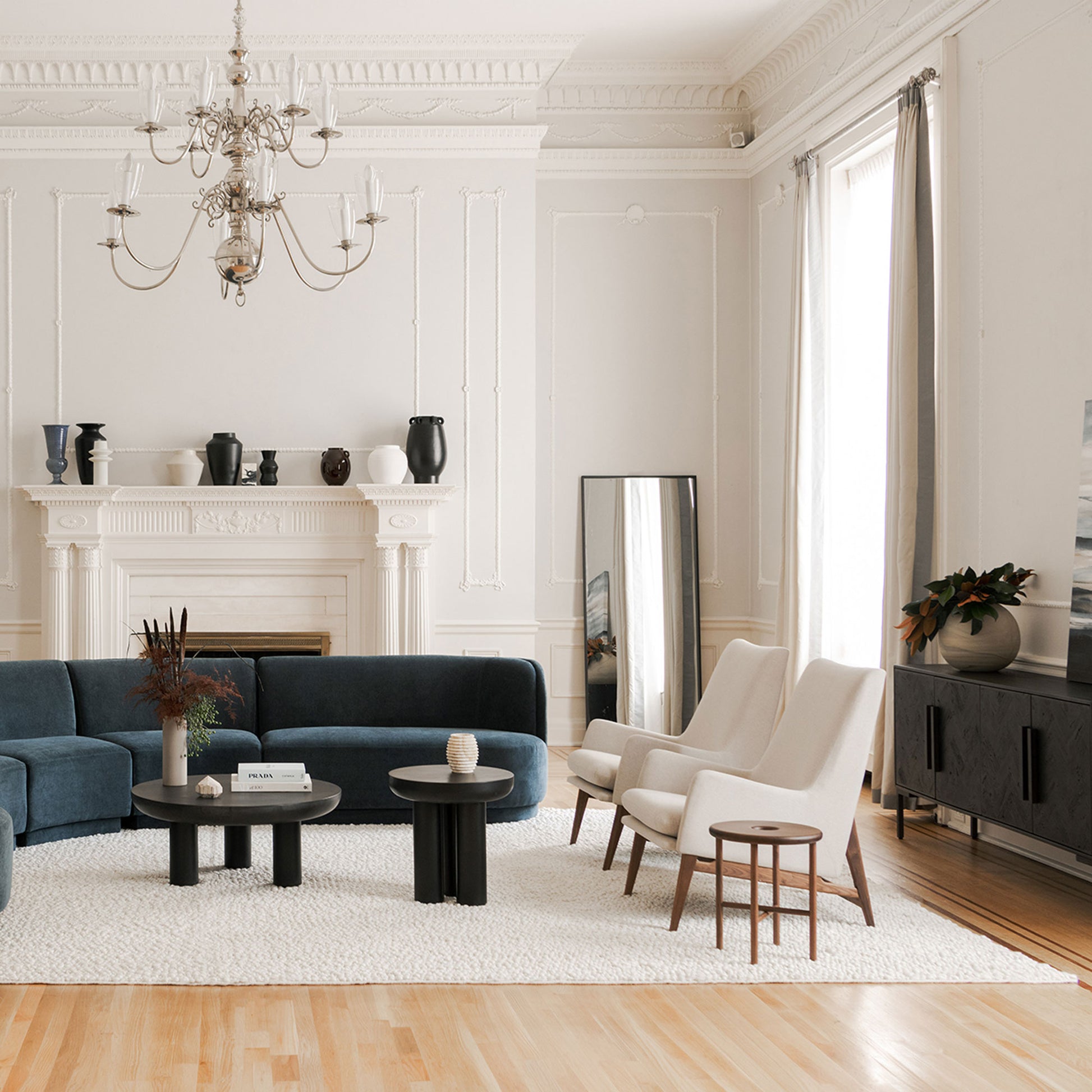 Fishbone Sideboard Black by Moe's Home Collection - view 5