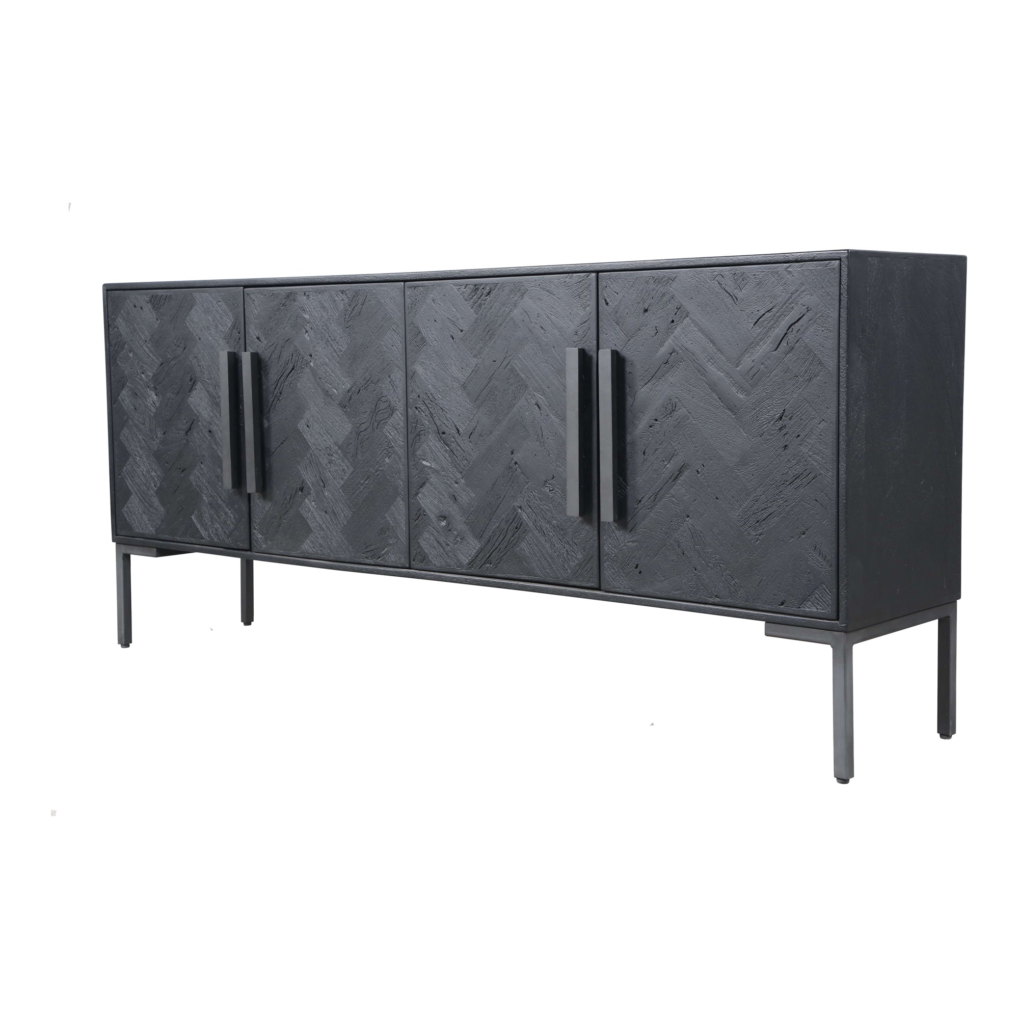 Fishbone Sideboard Black by Moe's Home Collection