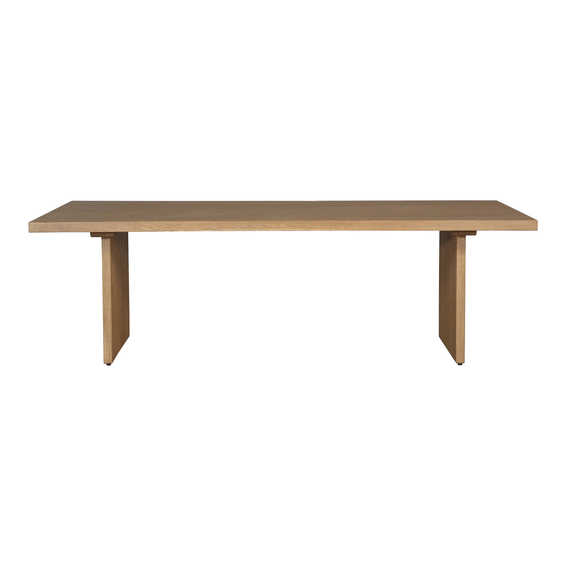Koshi Dining Table Sandblasted Amber Oak by Moe's Home Collection