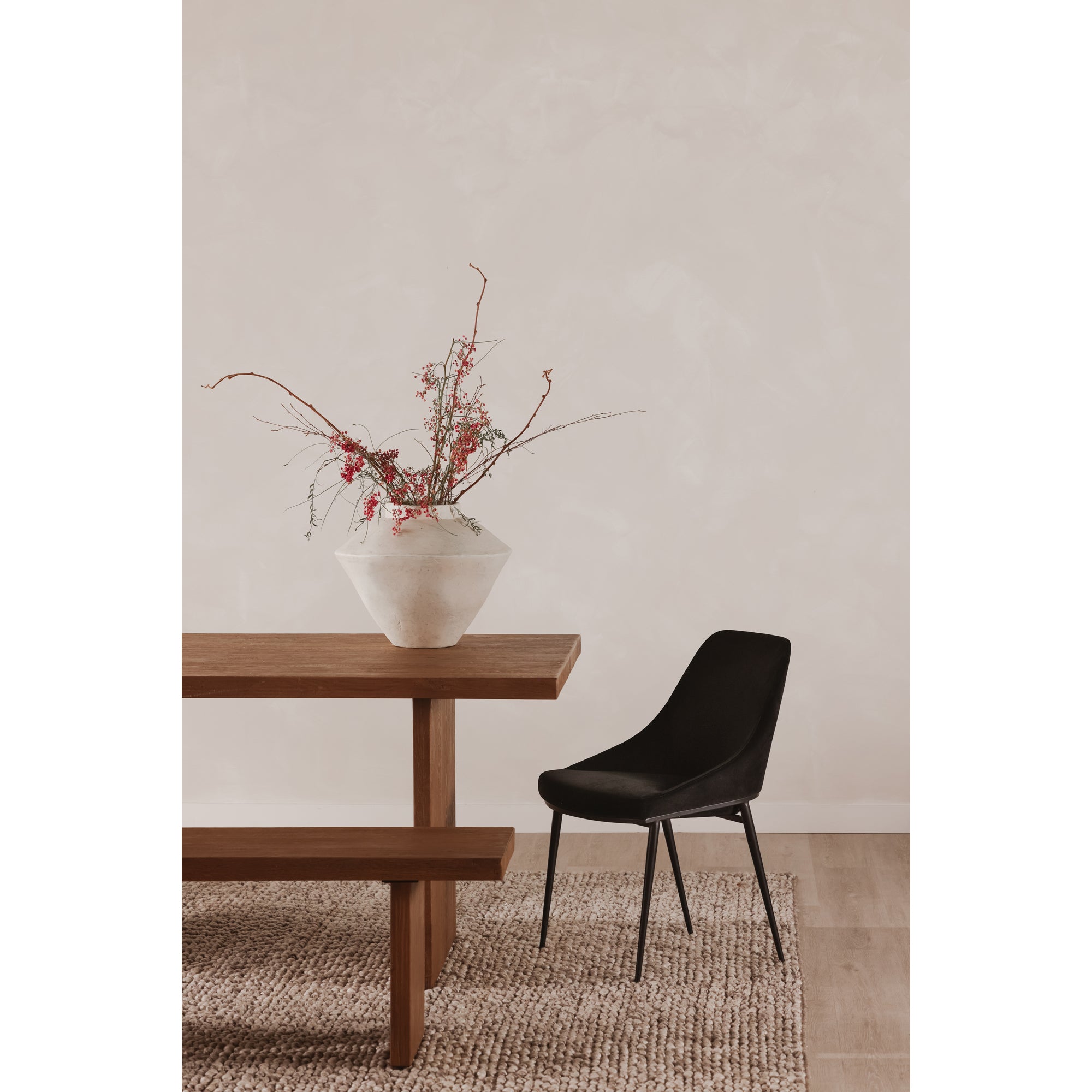 Koshi Dining Table Sandblasted Amber Oak by Moe's Home Collection - view 4