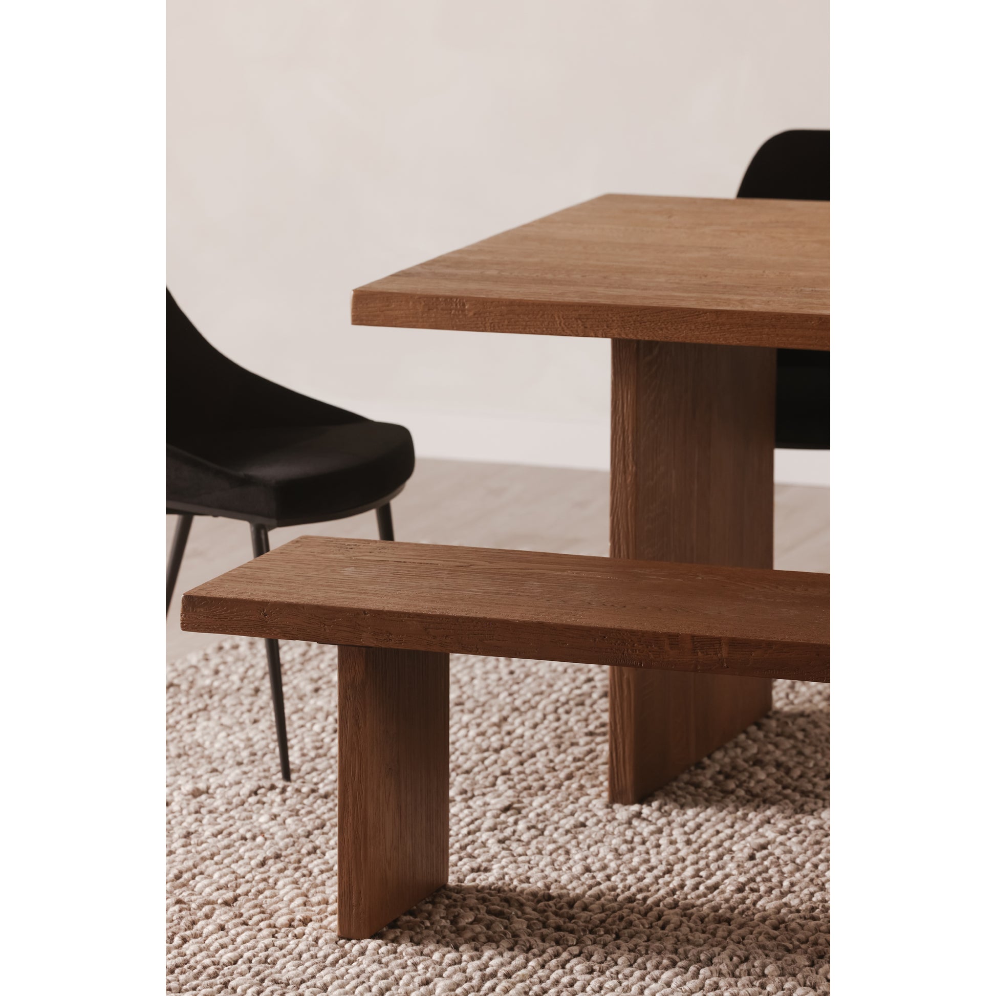 Koshi Bench Sandblasted Amber Oak by Moe's Home Collection - view 2