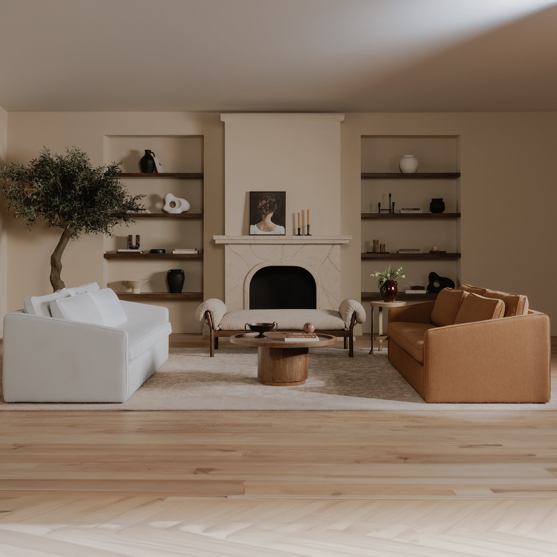 Cohen Coffee Table Brown by Moe's Home Collection - view 4