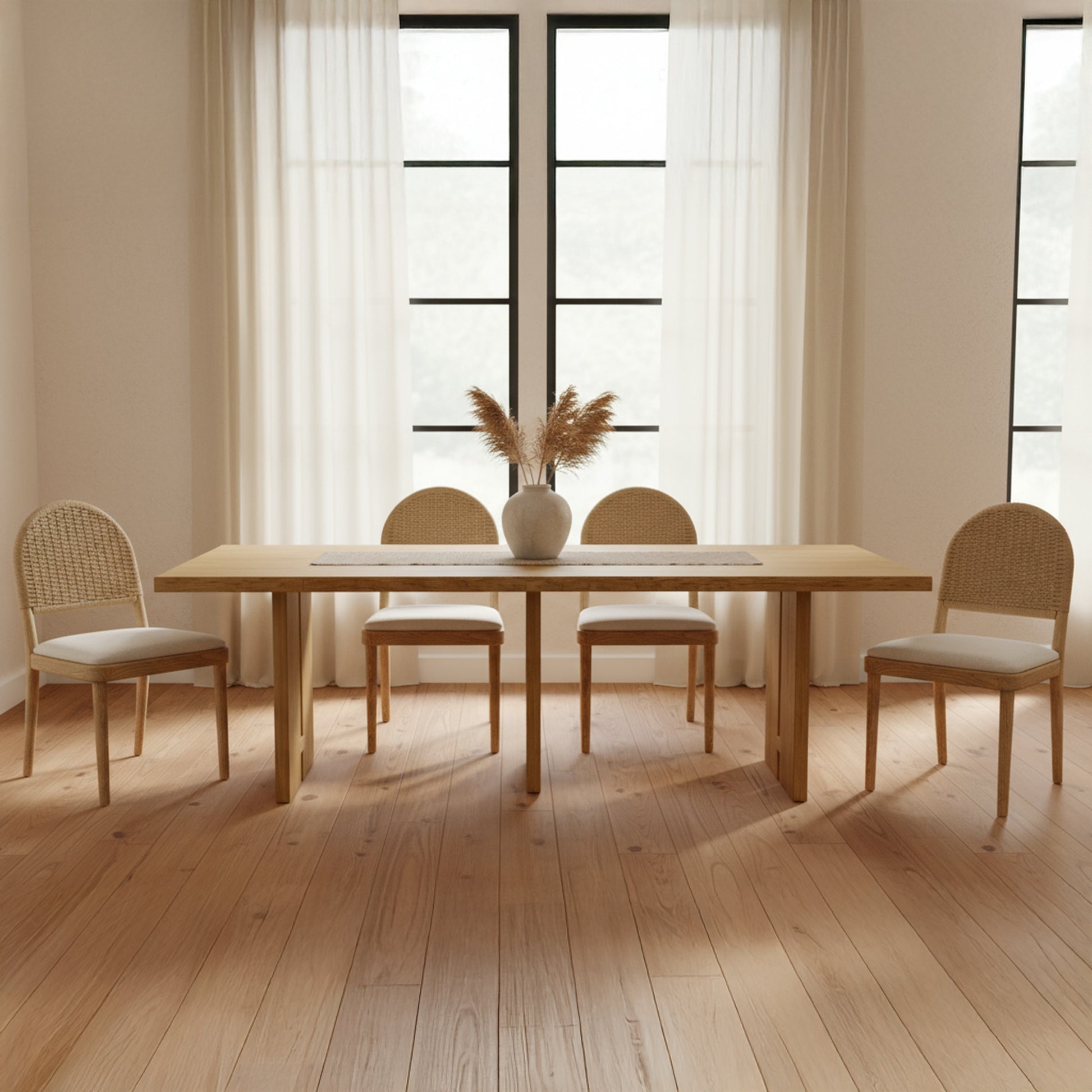 Tessa Dining Table Natural by Moe's Home Collection - view 2