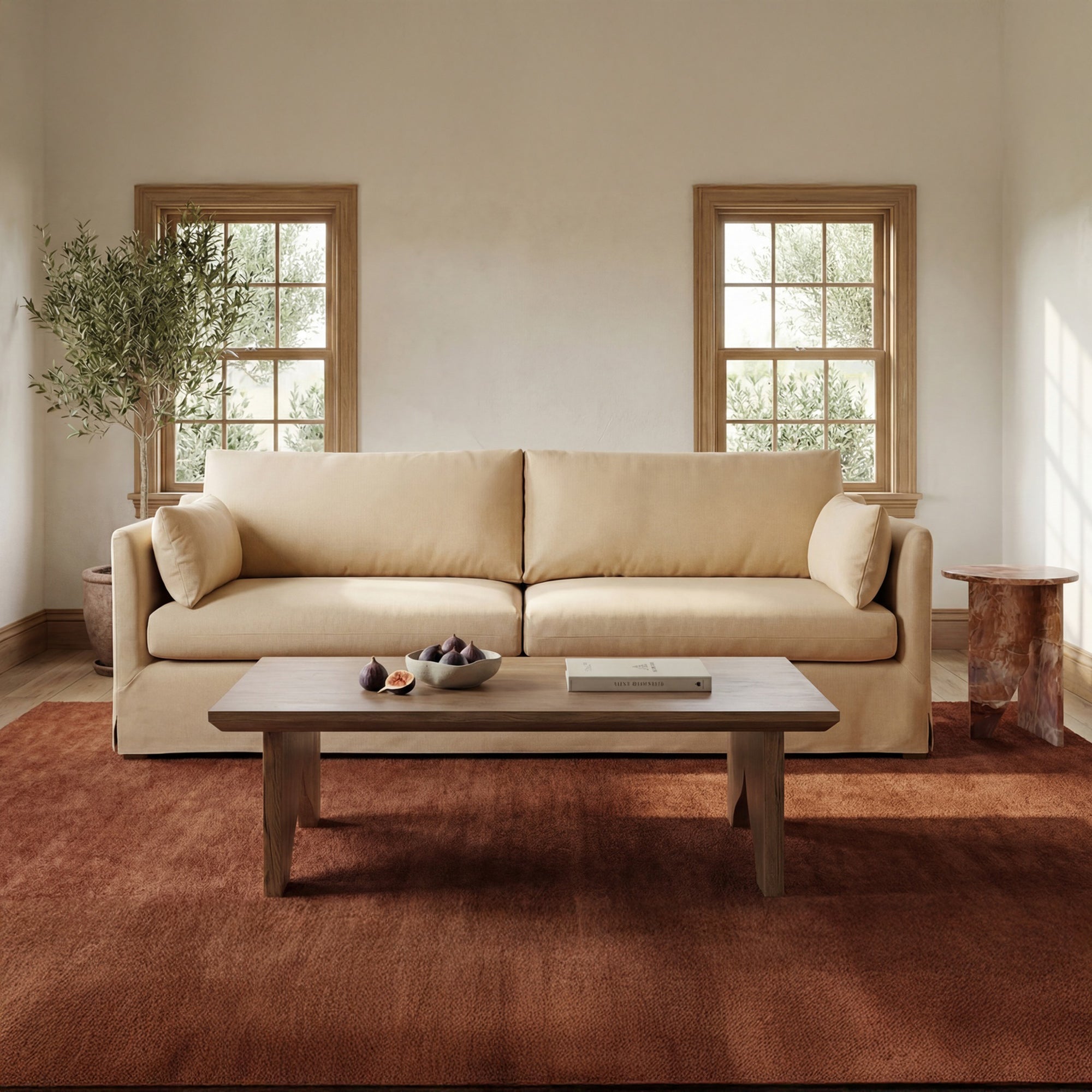 Lake Coffee Table Brown by Moe's Home Collection - view 2