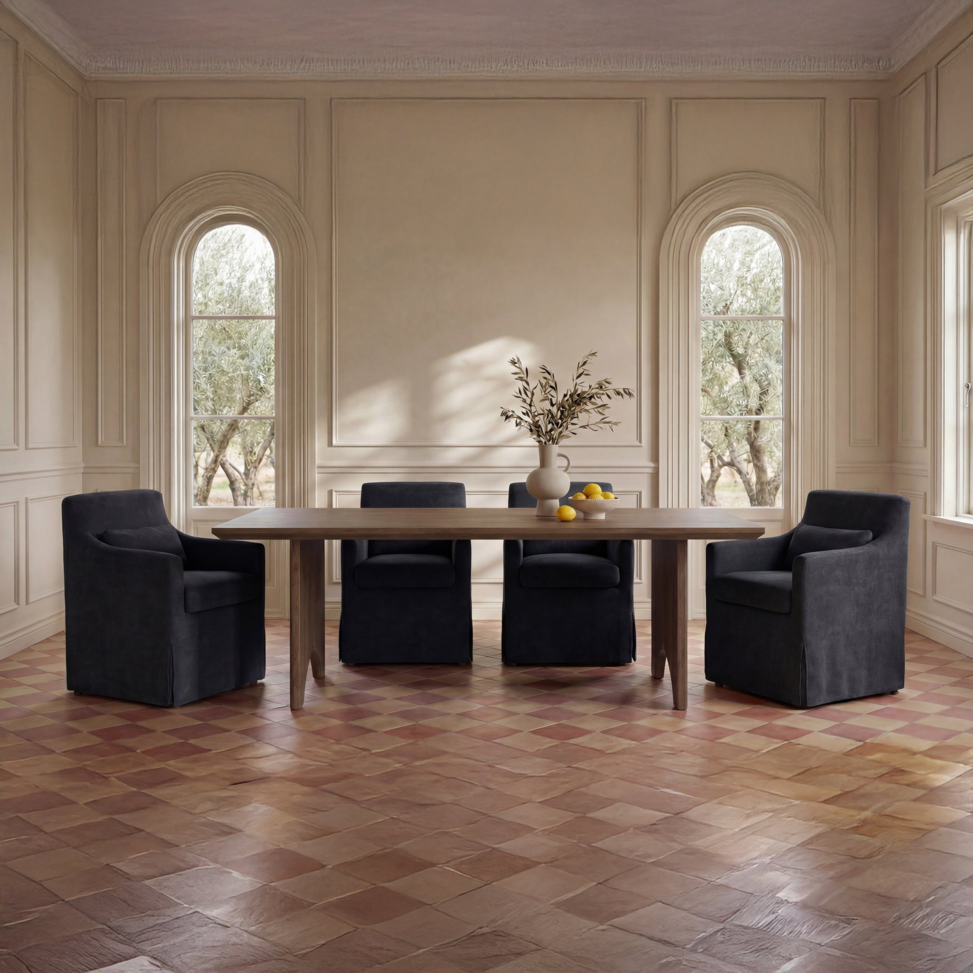 Lake Dining Table Brown by Moe's Home Collection - view 2