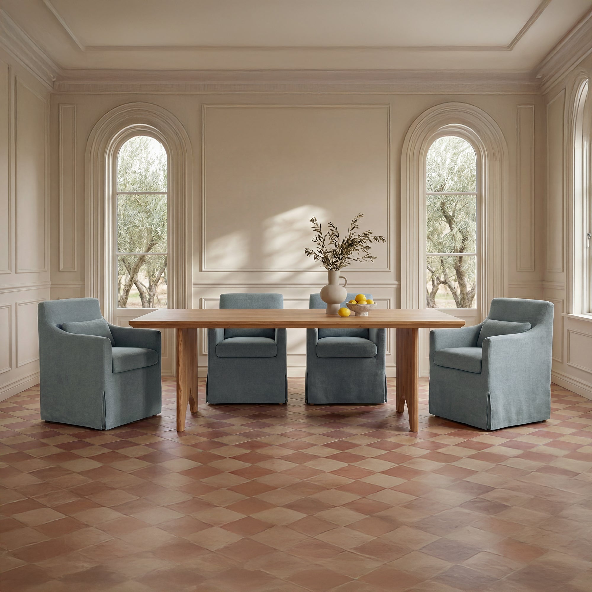 Lake Dining Table Natural by Moe's Home Collection - view 2