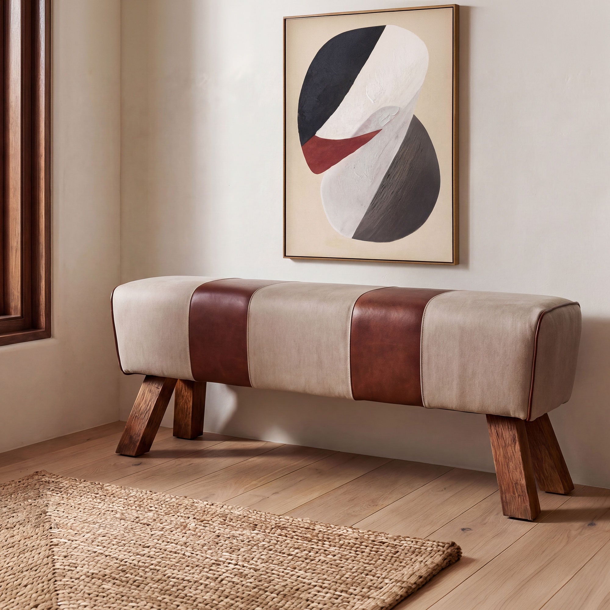 Pommel Bench by Moe's Home Collection - view 4