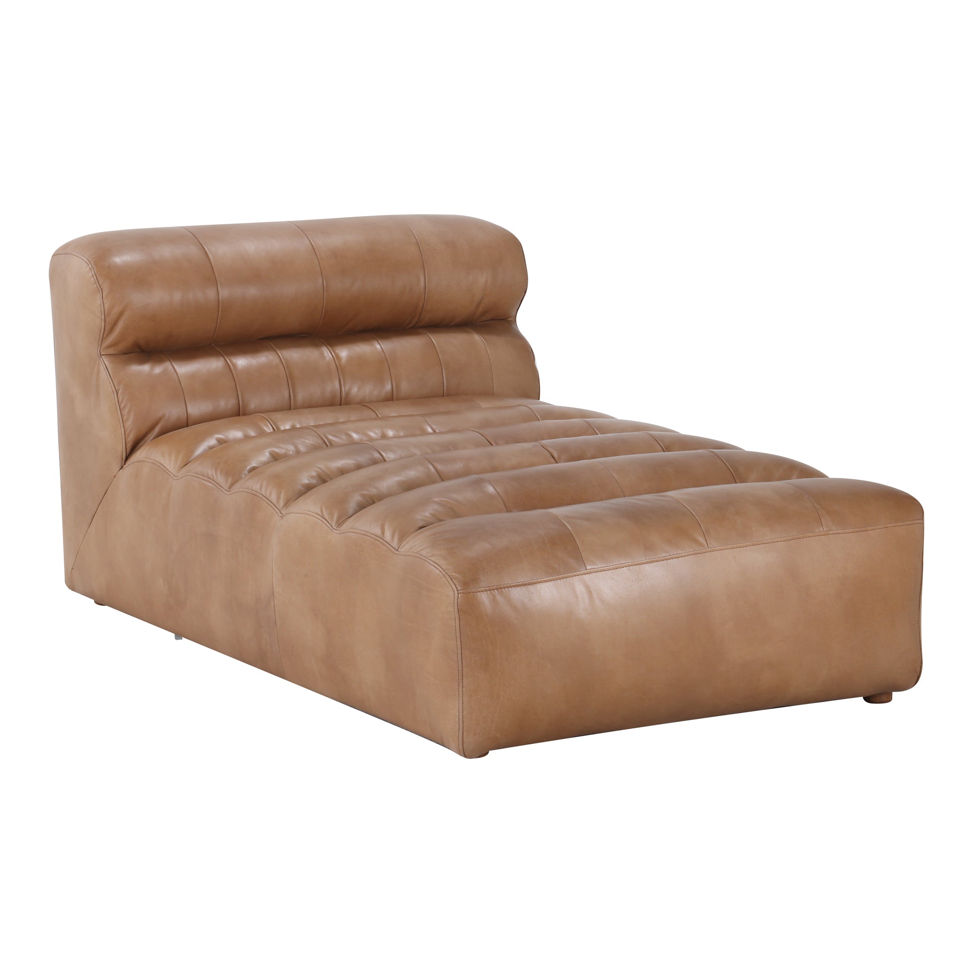 Ramsay Leather Chaise Tan by Moe's Home Collection - view 2