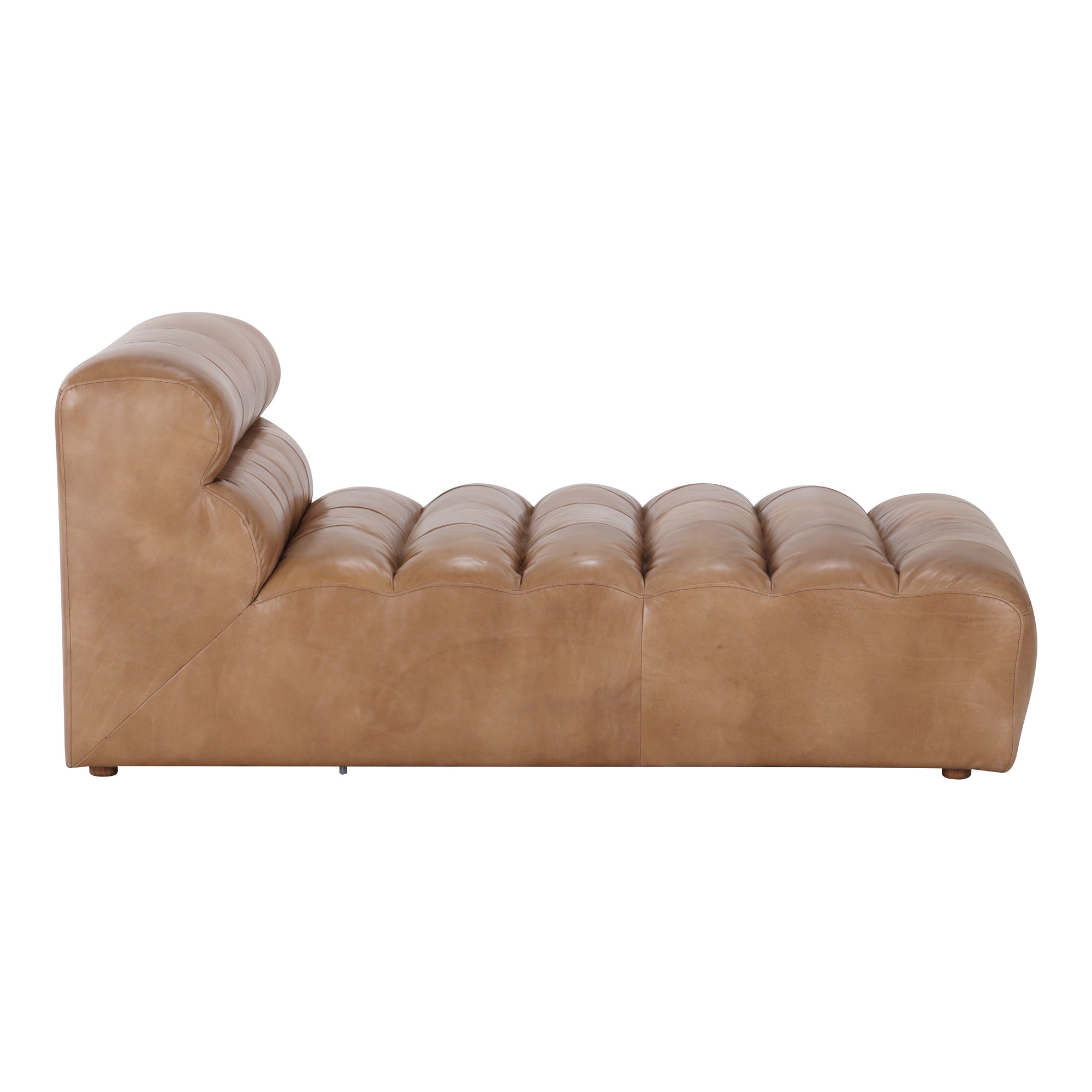 Ramsay Leather Chaise Tan by Moe's Home Collection - view 3