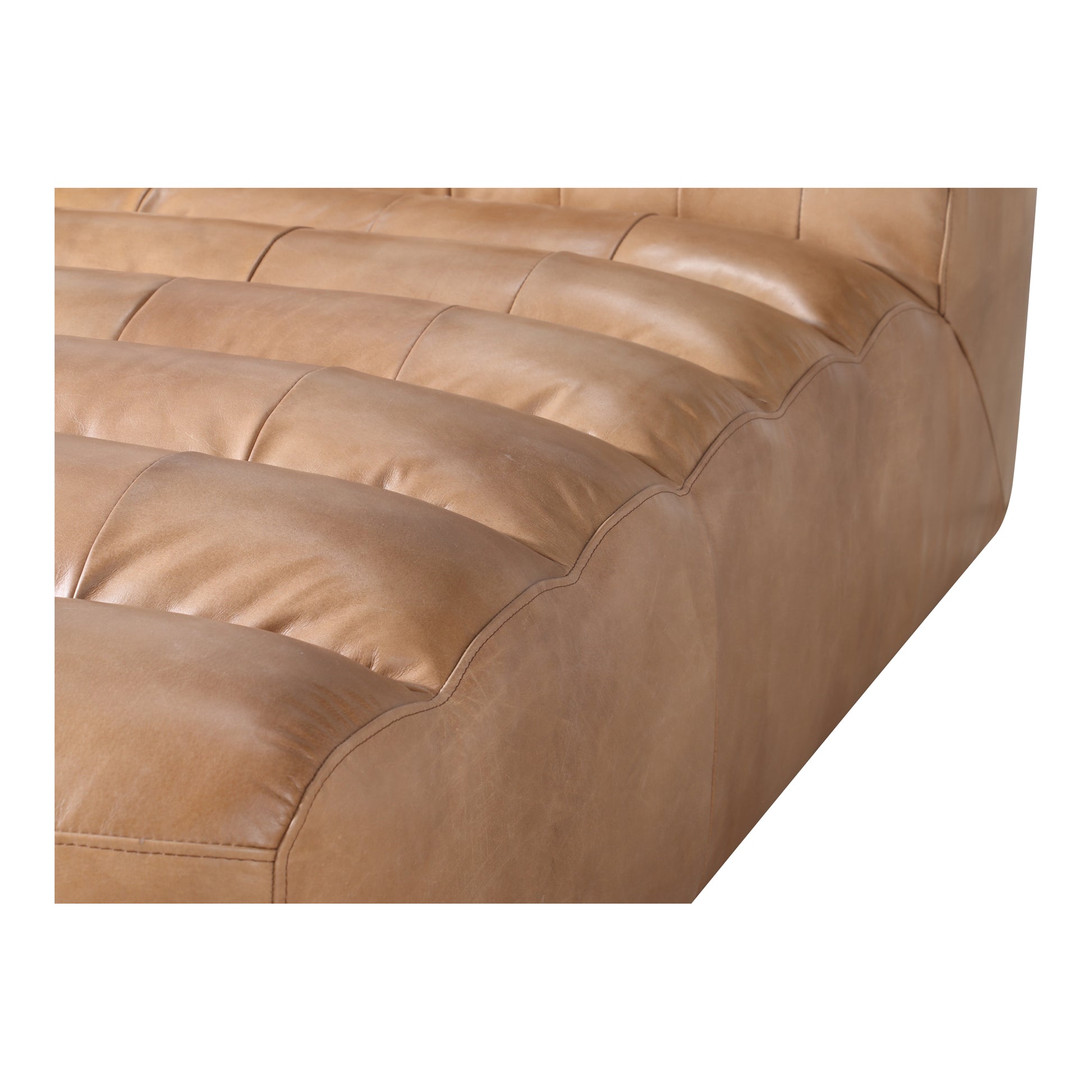 Ramsay Leather Chaise Tan by Moe's Home Collection - view 5