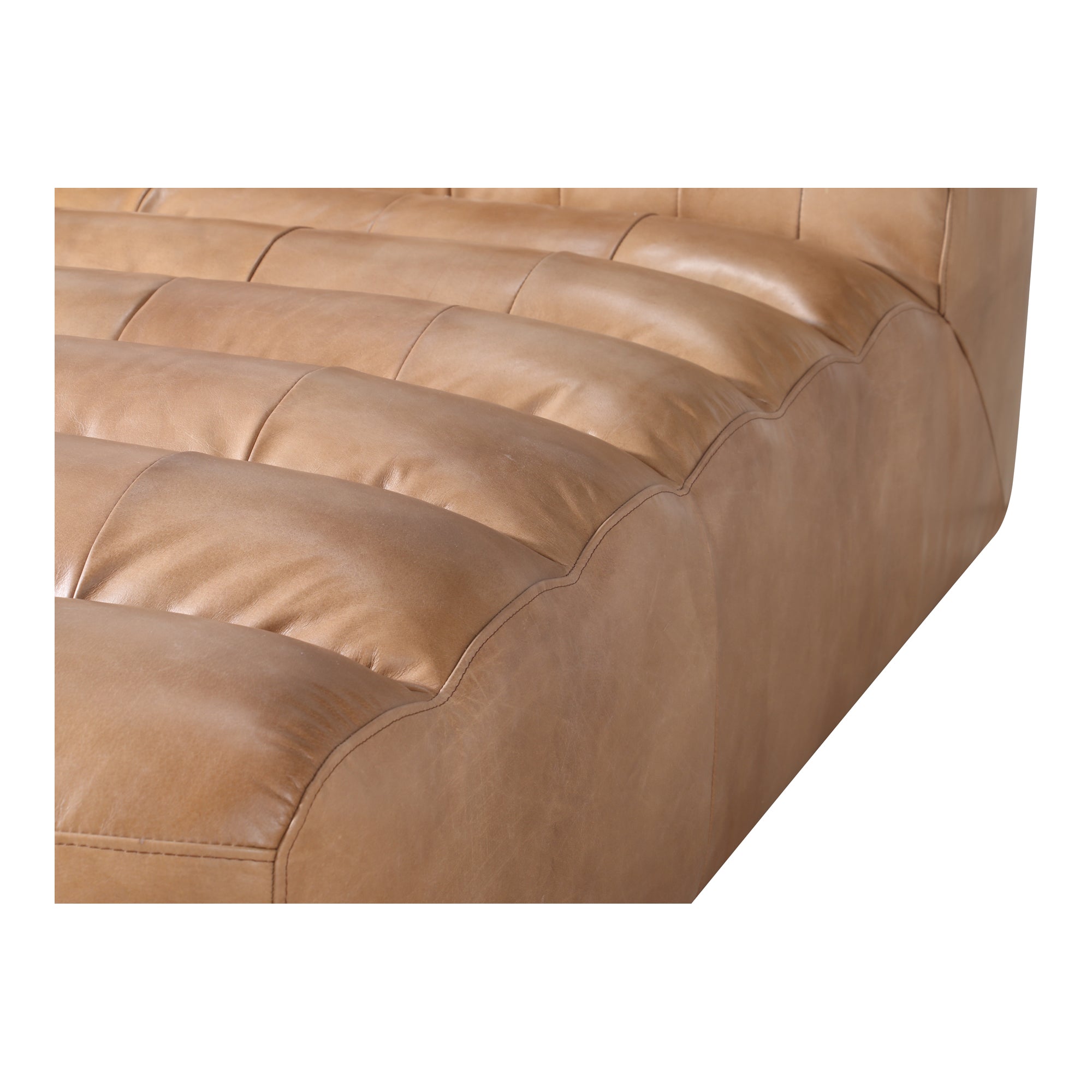 Ramsay Leather Chaise Tan by Moe's Home Collection - view 5