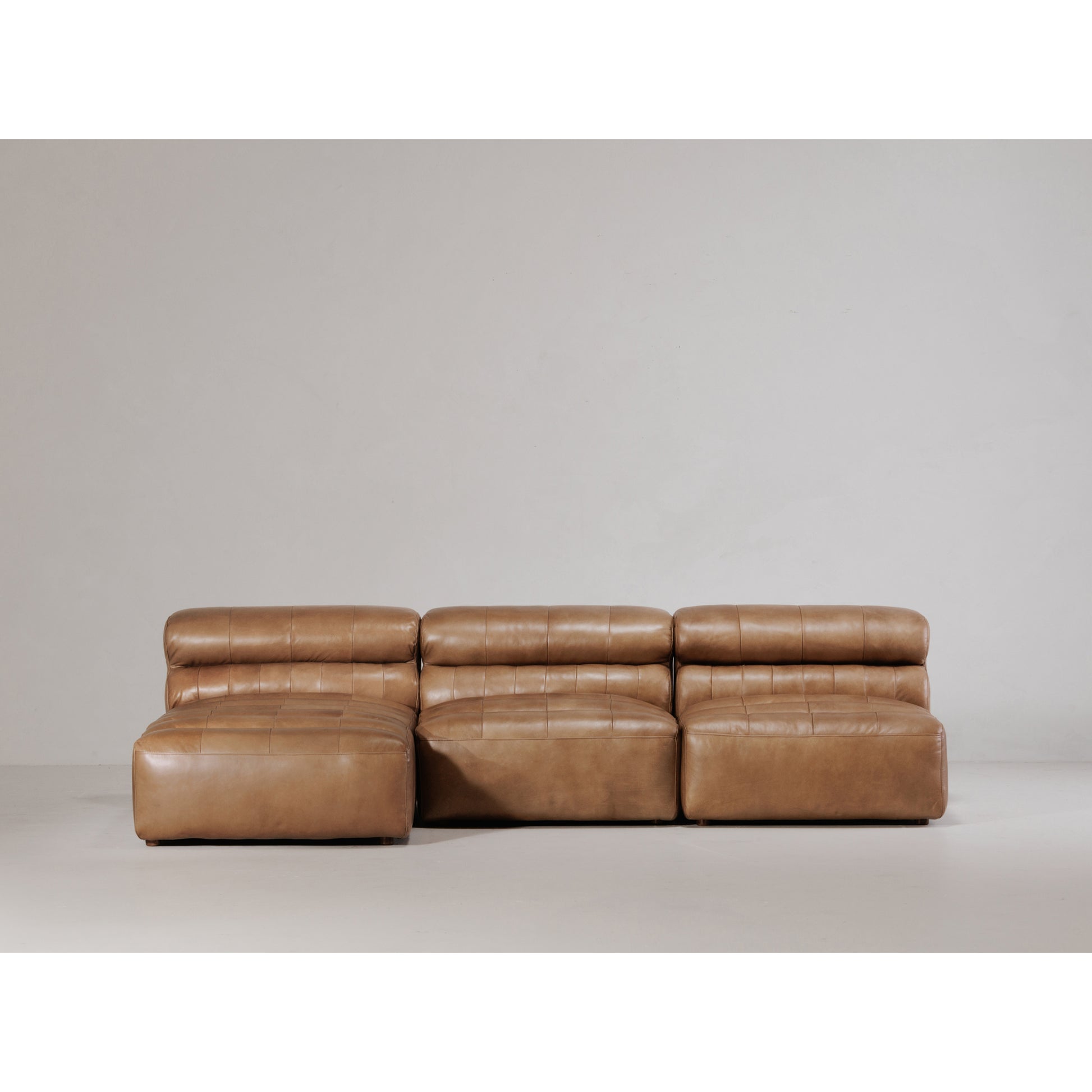 Ramsay Leather Chaise Tan by Moe's Home Collection - view 6